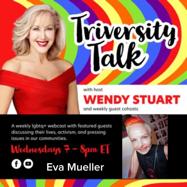 Eva Mueller Guests On TriVersity Talk With Host Wendy Stuart 7 PM ET Wednesday, July 8th, 2026