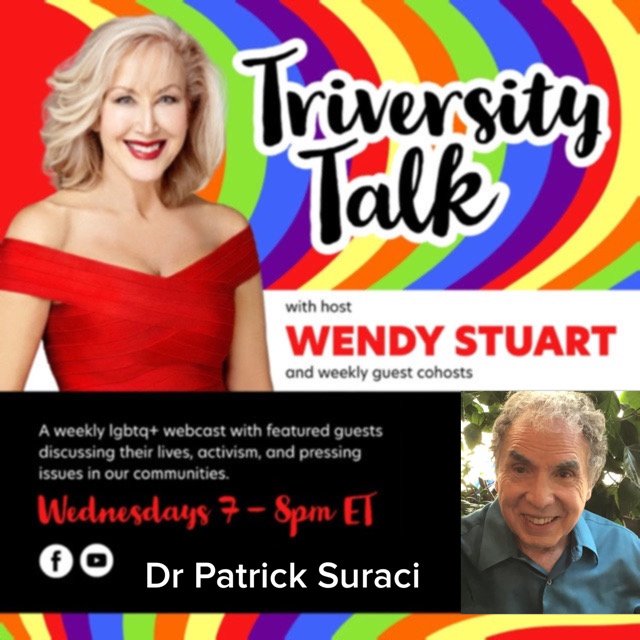 Dr Patrick Suraci Guests On TriVersity Talk With Host Wendy Stuart 7 PM ET Wednesday, July 29th, 2026 Dr Patrick Suraci Guests On TriVersity Talk With Host Wendy Stuart 7 PM ET Wednesday, July 29th, 2026