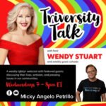 Wendy Stuart Presents TriVersity Talk! Wednesday, August 12th, 2026 At 7 PM ET With Featured Guest Micky Angelo Petrillo