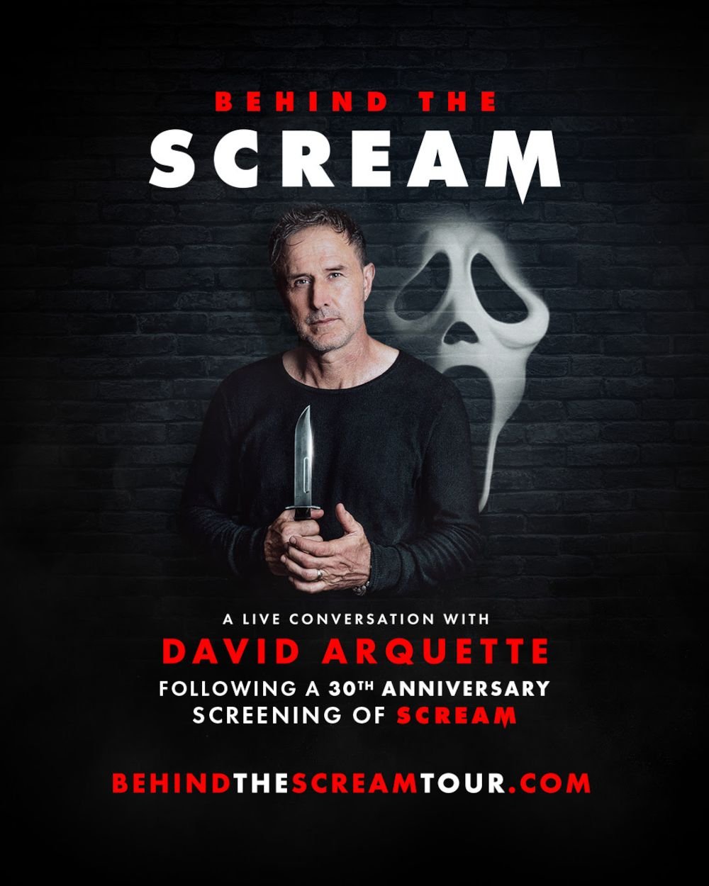 David Arquette Going on Behind the Scream Screening Tour for Films 30th Anniversary