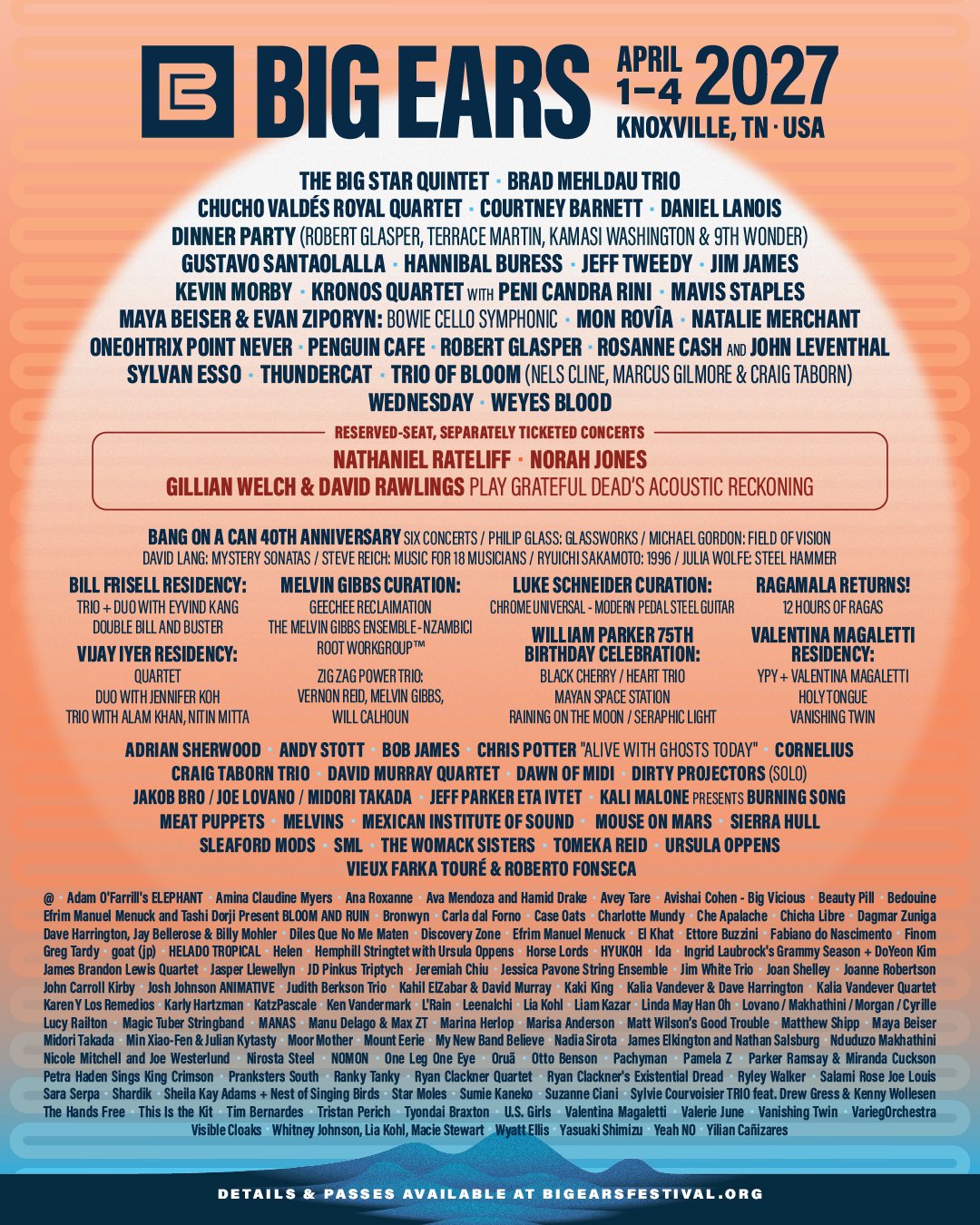 Big Ears Bundles Genre-Blurring Acts For 2027 Bill – SPIN
